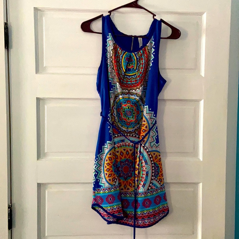 Size small multi color Pink Owl Dress